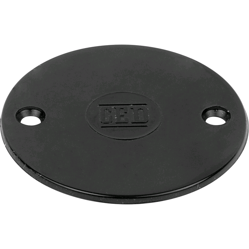 Falcon Conduit Circlular Lid Black
