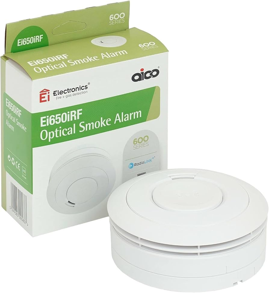 Aico Radiolink+ Optical Smoke Alarm 10yr Sealed in Lithium Audiolink+