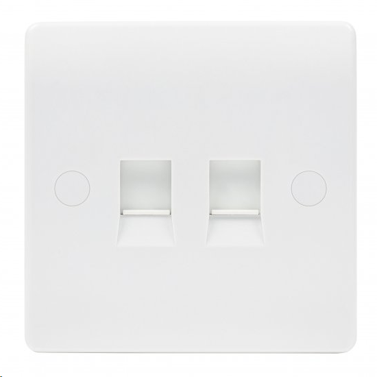 Median 2Gang CAT 5 Outlet