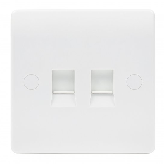 Median 2Gang CAT5 Outlet