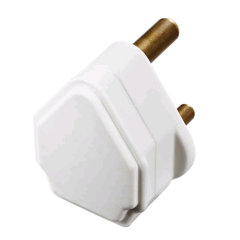 BG 5a 3Pin Plug White 