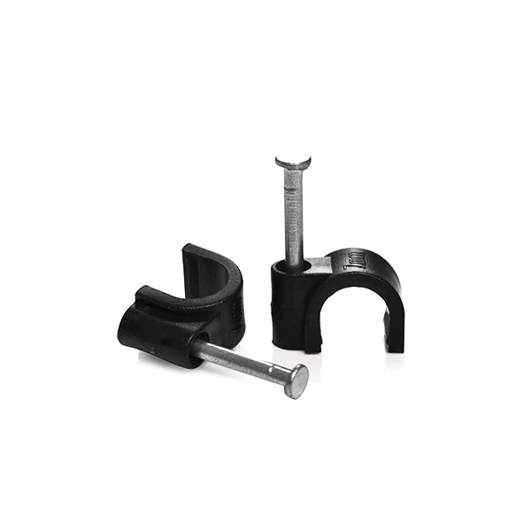 Thorsman 2060 135 Black Round Clip 18-22mm (per 50)