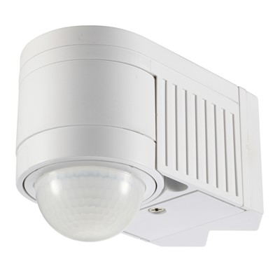 Meridian 360d PIR 12m IP44 Corner Mount White 