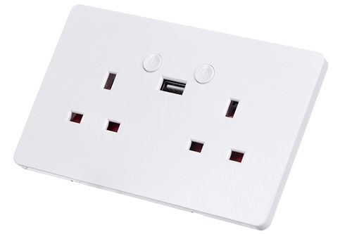 Timeguard Wi-Fi 13A 2G Smart Wall Socket c/w USB Port