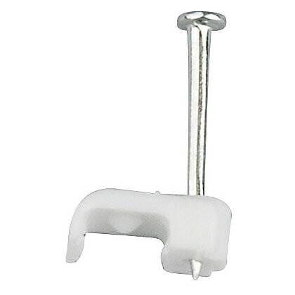 Q-Crimp 2 - 4mm Clear Flat Cable Clip for Bellwire  (Pack 100)