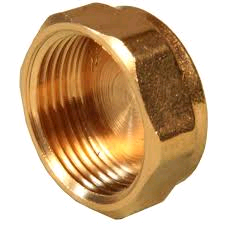 Brass Blank Cap 3/4