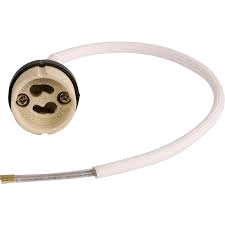 GU10 Lamp Holder c/w Leads 