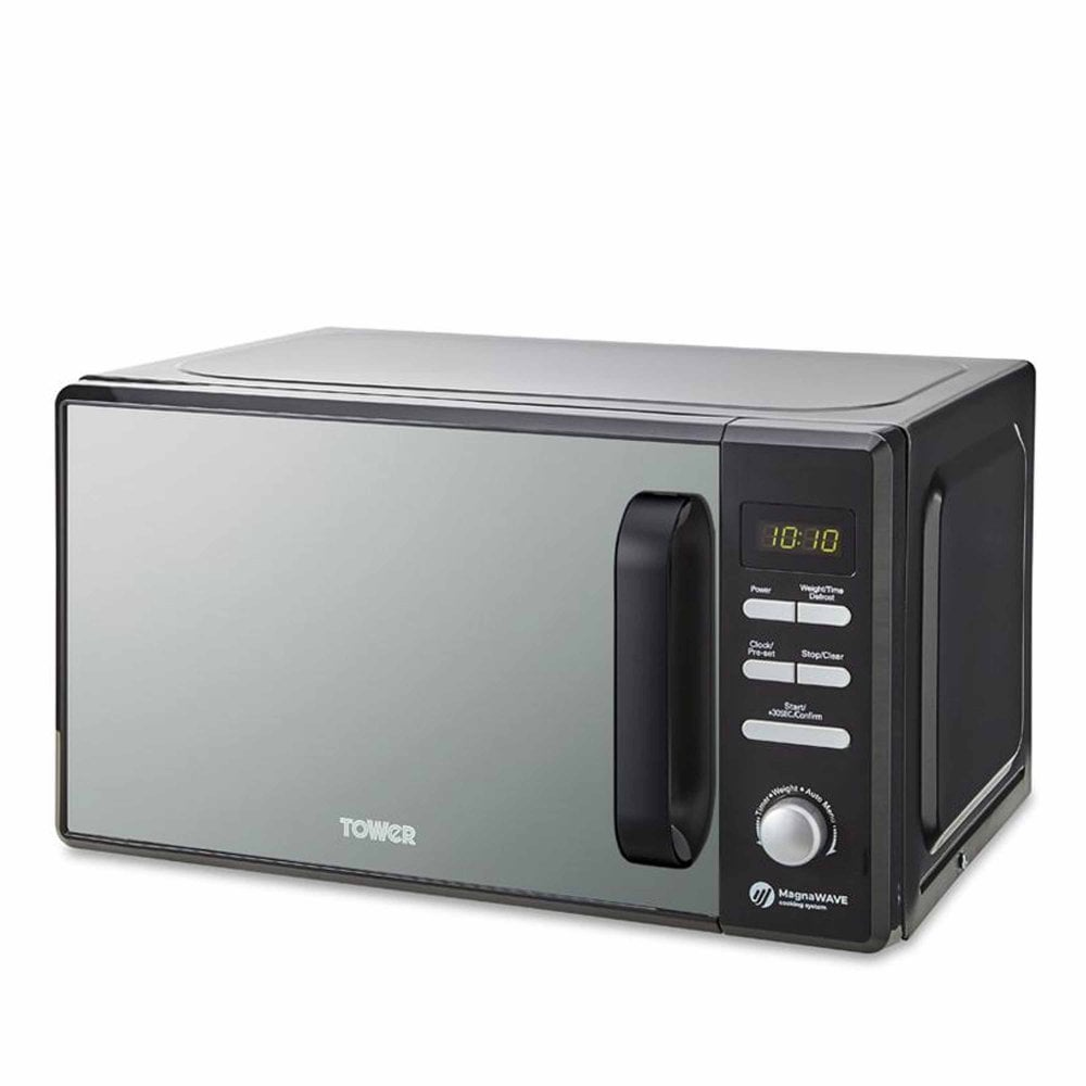 Tower 800W 20ltr Manual Microwave in Black