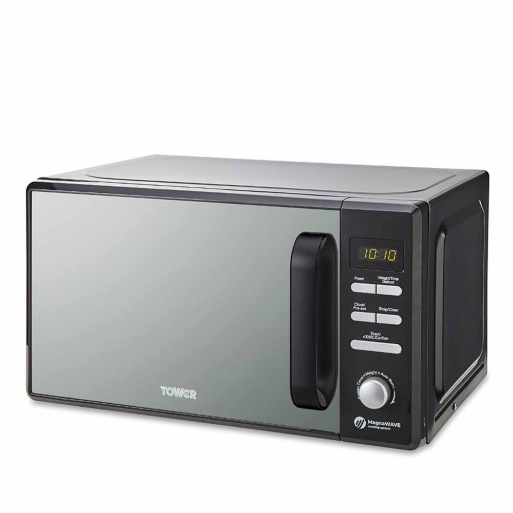 Tower 800W 20L Manual Microwave Black