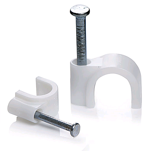 Thorsman 2070 209 White Round Clip 22-26mm (per 50)