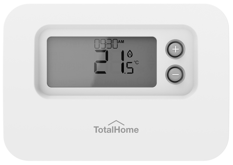 TotalHome Digital Wired Programmable Room Thermostat 