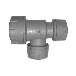 Polypipe Polyplumb Reducing Tee 22mm x 15mm x 15mm