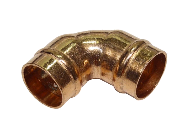 Copper 90deg Elbow 22mm Solder Ring