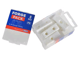 Forgefix Modesty Block No. 6-8's (Pack) White 