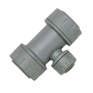 Polypipe Polyplumb 22mm x 22mm x 15mm Branch Reduced Tee