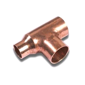 Copper Reducing Tee 28mm x 22mm x 28mm Endfeed
