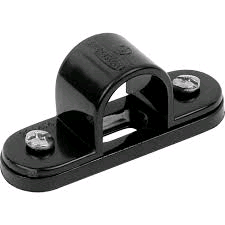 Falcon Conduit Spacer Bar Saddle 25mm Black
