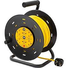 SLX 50Mtr Heavy Duty Extension Reel 4 x Sockets