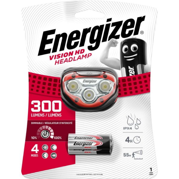 Energizer Vision HD Headlight HDB32 200Lms S9178