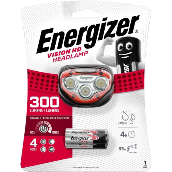 Energizer Vision HD Headlight HDB32 200Lms LP09071 