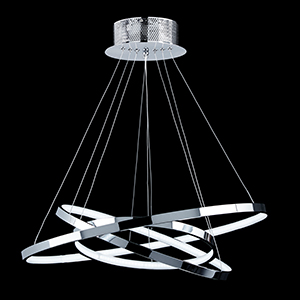Saxby Kline 3 Ring Pendant 36W W/Wh 