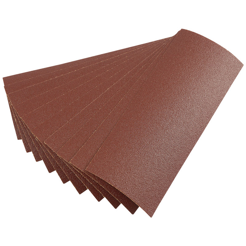 Draper Grit 80 Sanding Sheets 232 x 92mm 10pk