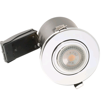 BG Low Energy Mains Downlight Fire Rated Chrome 
