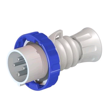 Gewiss 16a 240V 2P + E Plug IP67 Commando Industrial Plug