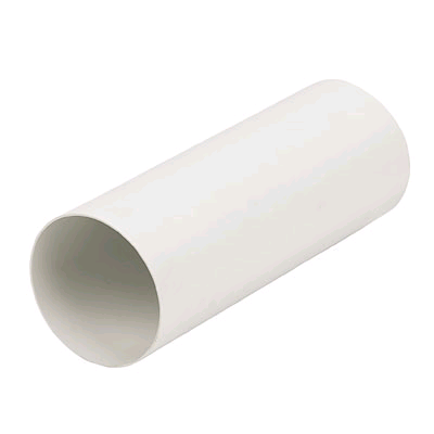 Manrose 6" Round Ducting 2000mm Long White 