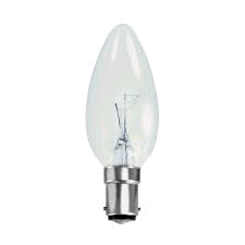 Lamp Candle 60w SBC Clear 35mm