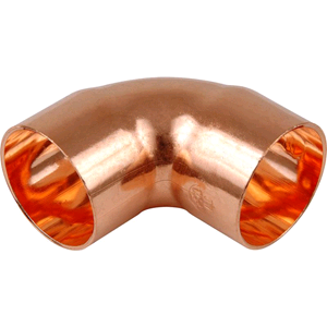Copper 90Â° 22mm Elbow Endfeed