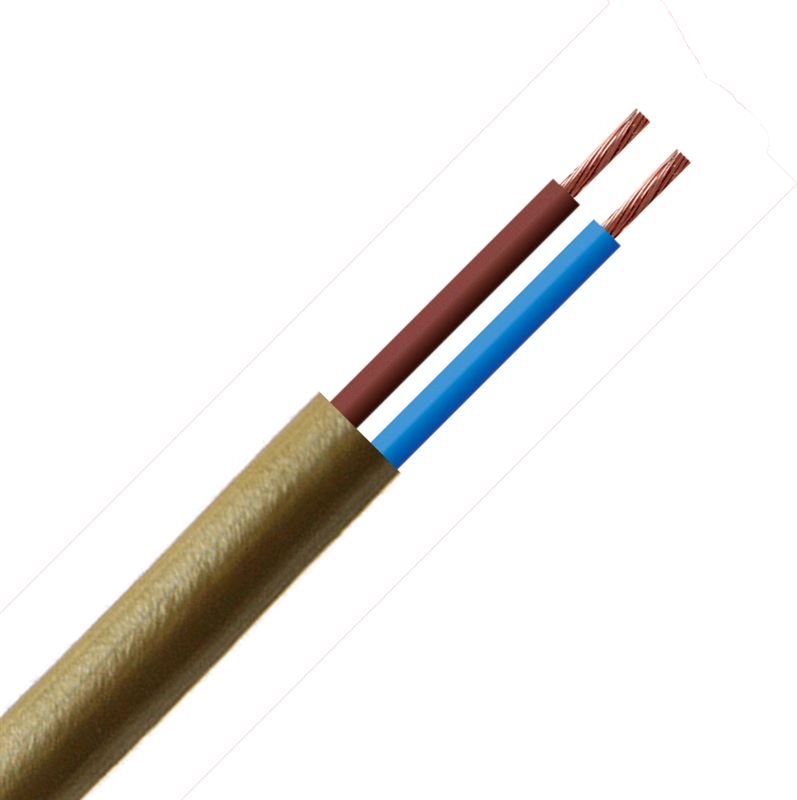 Gold Flex 0.5mm 2Core Round (per mtr) 