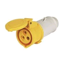 Gewiss 32a 110V 2P + E Inline Socket IP44