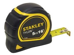 Stanley Tylon Pocket Tape 5m/16ft (Width 19mm) Loose 