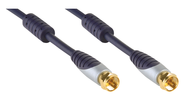 Bandridge Premium Satellite Coax Cable F 1mtr HIGH QUALITY