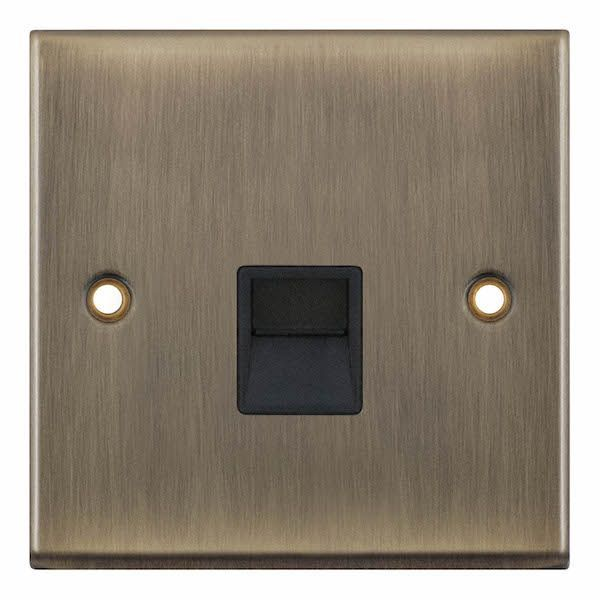 Selectric 1Gang BT Secondary Socket Antique Brass 