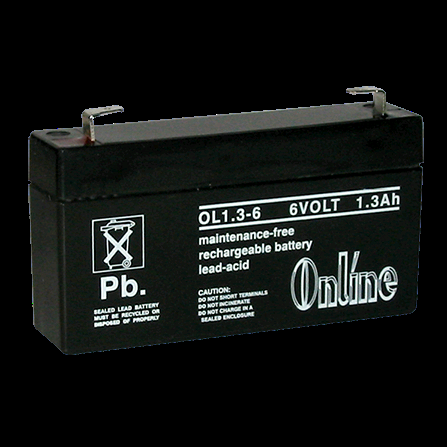 Battery Rechargeable 6V 1P3AH