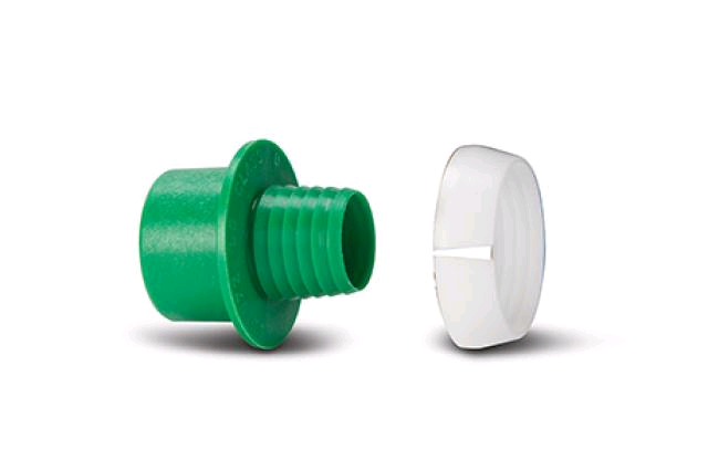 Polypipe Class D Adaptor Set Green 25mm x -3/4