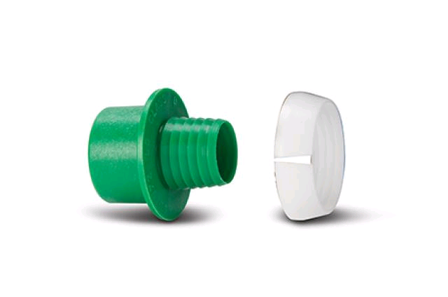 Polypipe Class D Adaptor Set Green 25mm x 3/4" 