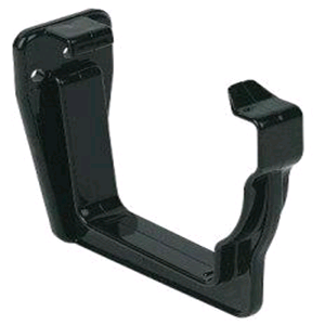 Floplast Niagara Square Gutter Facia Bracket in Black 