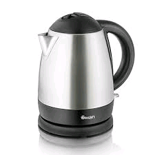 Swan 1ltr Stainless Steel Cordless Electric Kettle 2KW 
