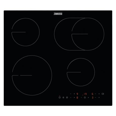 Zanussi ZHRX643K 59cm Ceramic Electric Hob in Black