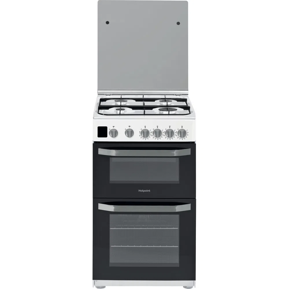 Hotpoint HD5G00CCW/UK Freestanding Double Gas Cooker - White