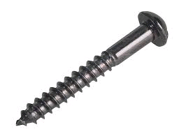 Forgefix 1" x 6  R/H Wood Screw (Pack of 35) Black Japanned 