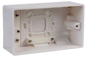 BG 2 Gang Surface Box 50mm