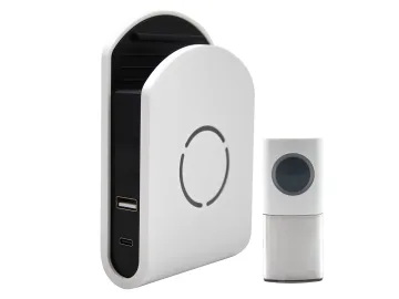 Uni-Com Plug-In Door Chine c/w USB A & C Charger UNC68556