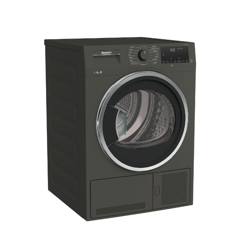 Blomberg LTK38030G 8kg Condenser Tumble Dryer - Graphite