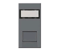 BG Euro Module Data RJ45 Grey Cat5e