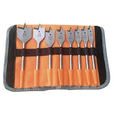 Bahco 8 Piece Flatbit Set Rolled 