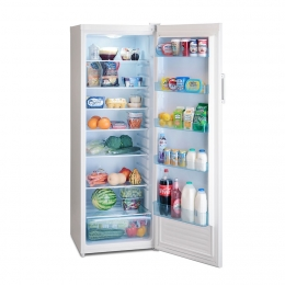 Iceking Uprigh Larder Fridge in White H1700 W600 D600 2 Year Warranty 
